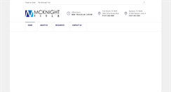 Desktop Screenshot of mcknighttitle.com
